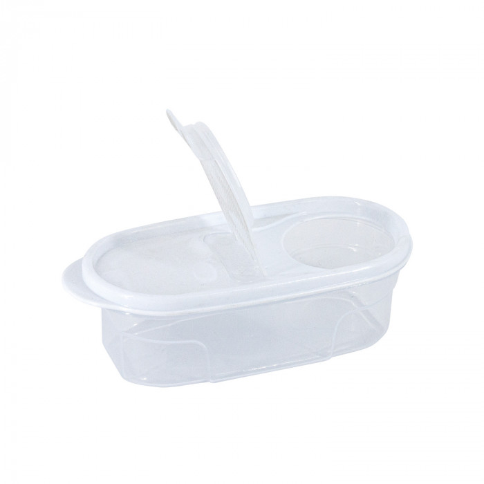 BOTE CON TAPA DISPENSADORA 600ML (20x9,5x6cm) 7HOUSE RT.1