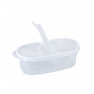 BOTE CON TAPA DISPENSADORA 600ML (20x9,5x6cm) 7HOUSE RT.1