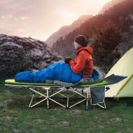 CAMA DE CAMPING GRIS POLIESTER/ACERO 187.5*64*53CM 7HOUSE