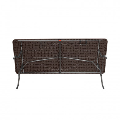 MESA PLEGABLE RECTANGULAR EFECTO MADERA 180x74x74cm 7HOUSE CJ.1 MESA PLEGABLE RECTANGULAR EFECTO MADERA 180x74x74cm 7HOUSE CJ.1