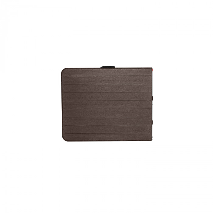 MESA PLEGABLE RECTANGULAR EFECTO MADERA 180x74x74cm 7HOUSE CJ.1