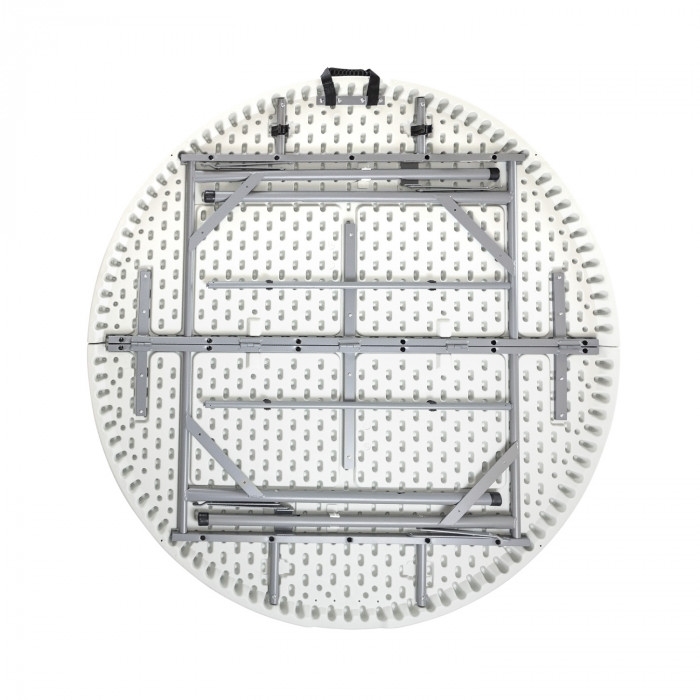 MESA PLEGABLE REDONDA EFECTO GRANITO 152cm 7HOUSE CJ.1