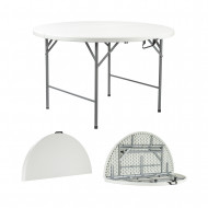 MESA PLEGABLE REDONDA EFECTO GRANITO 152cm 7HOUSE CJ.1