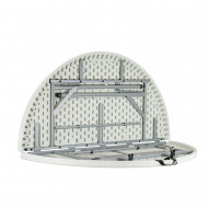 MESA PLEGABLE REDONDA EFECTO GRANITO 122cm 7HOUSE CJ.1