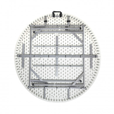 MESA PLEGABLE REDONDA EFECTO GRANITO 122cm 7HOUSE CJ.1