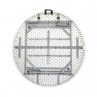 MESA PLEGABLE REDONDA EFECTO GRANITO 122cm 7HOUSE CJ.1