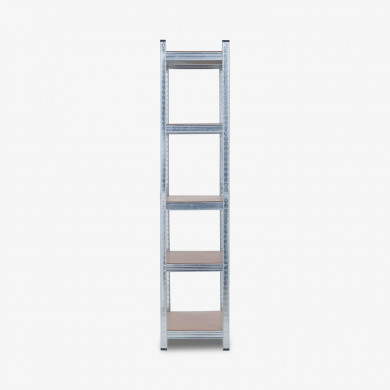 PACK DE 2 ESTANTERÍA GALVANIZADA 5 BALDAS AJUSTABLES 175KG. 1800x900x400mm  7HOUSE CJ.1