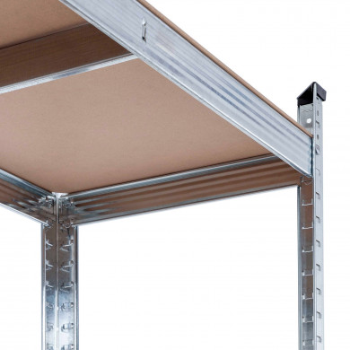 PACK DE 2 ESTANTERÍA GALVANIZADA 5 BALDAS AJUSTABLES 175KG. 1800x900x400mm  7HOUSE CJ.1
