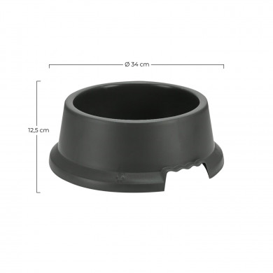 COMEDERO PARA MASCOTAS GRIS REDONDO 34x12,5cm 4L 7HOUSE PET COMEDERO PARA MASCOTAS GRIS REDONDO 34x12,5cm 4L 7HOUSE PET