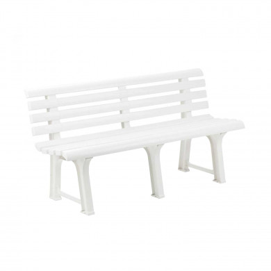 BANCO MODELO ORCHIDEA BLANCO 145x49x74 Peso 9,5Kg