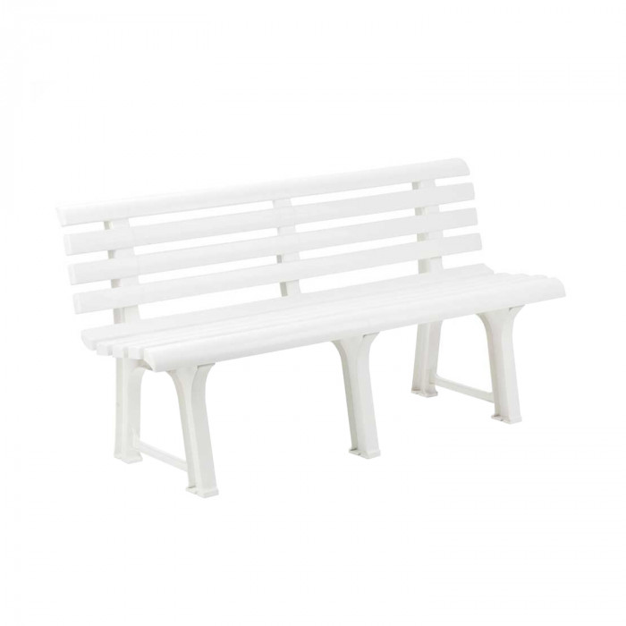 BANCO MODELO ORCHIDEA BLANCO 145x49x74 Peso 9,5Kg