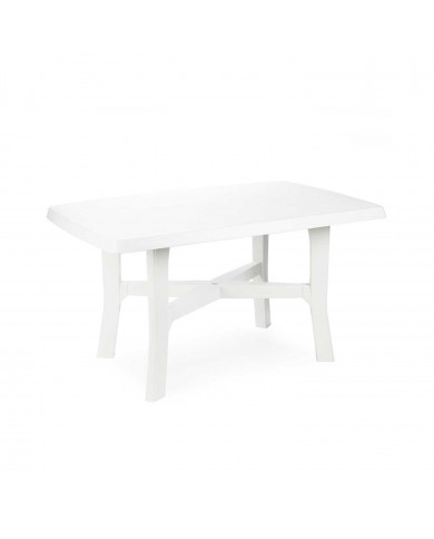 MESA RECTANGULAR MODELO RÓDANO BLANCA 138x88x72 Peso 13,6Kg
