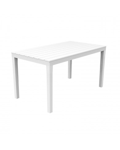 MESA RECTANGULAR SUMATRA BLANCA 11,05Kg 138x78x72cm