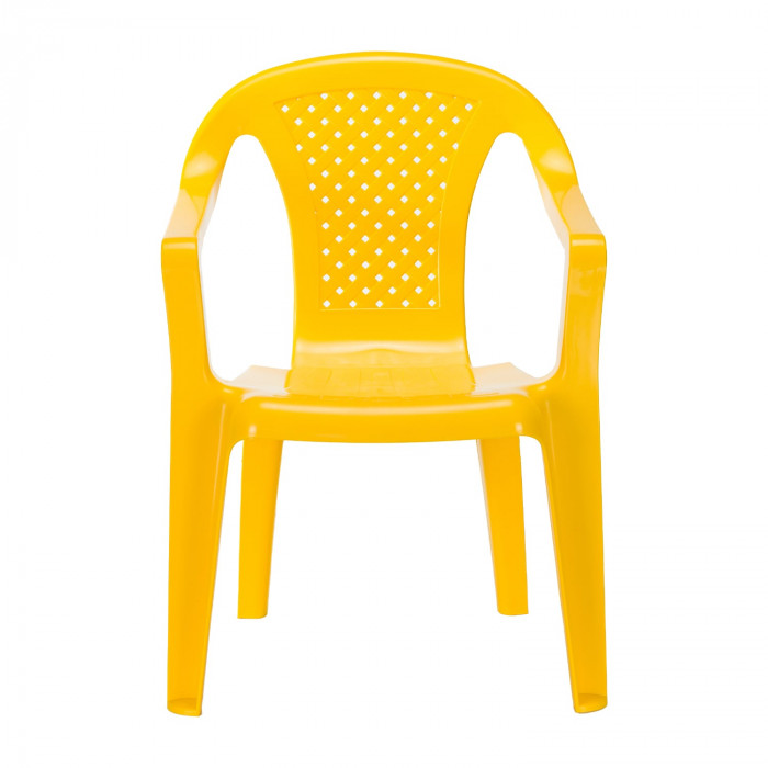 SILLA INFANTIL MODELO CAMELIA AMARILLO MEDIDAS 36,5X40X52CM PESO 0,9KG