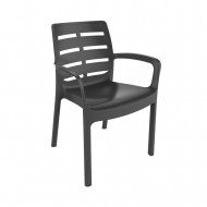 SILLA MODELO BORNEO ANTRACITA MEDIDAS 60,5C54X82CM PESO 3,40KG