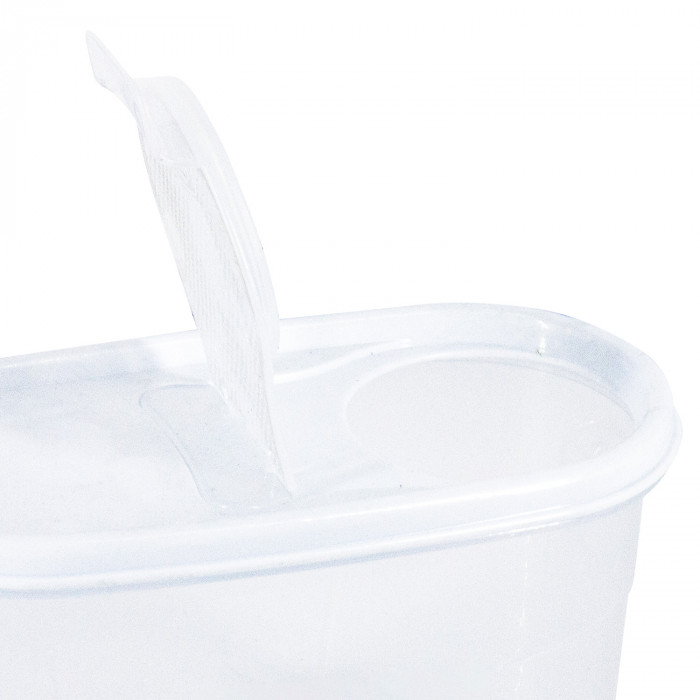 BOTE CON TAPA DISPENSADORA 1200ML (20x9,5x12,5cm) 7HOUSE RT.1