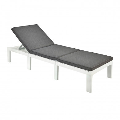 TUMBONA HAITI BLANCA CON COJIN 195x65x78 cm TUMBONA HAITI BLANCA CON COJIN 195x65x78 cm