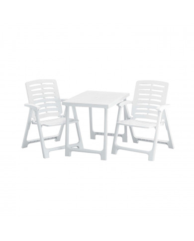SET PIK NIK BLANCO, SILLAS 56*59*82cm MESA 80*57*63cm