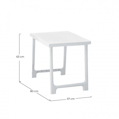 SET PIK NIK BLANCO, SILLAS 56*59*82cm MESA 80*57*63cm SET PIK NIK BLANCO, SILLAS 56*59*82cm MESA 80*57*63cm
