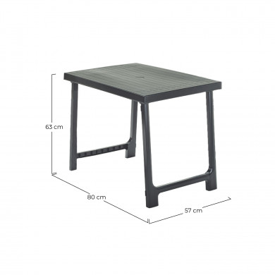 SET PIK NIK ANTRACITA, SILLAS 56*59*82cm MESA 80*57*63cm SET PIK NIK ANTRACITA, SILLAS 56*59*82cm MESA 80*57*63cm