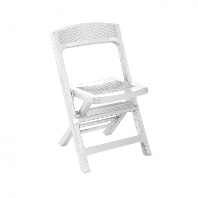 SILLA PLEGABLE PP ASSO BLANCO 44*48*76cm 3,1kg SILLA PLEGABLE PP ASSO BLANCO 44*48*76cm 3,1kg