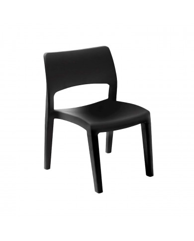 SILLA DESMONTABLE KLIK KLAK ANTRACITA 50*51*82cm 3,75kg