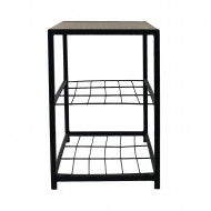 ZAPATERO 2 ESTANTES ERME 63X30X43CM 3.3KG THINIA HOME