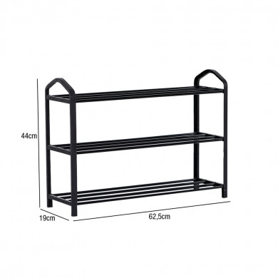 ZAPATERO 3 ESTANTES 62,5X19X44CM 0.58KG THINIA HOME