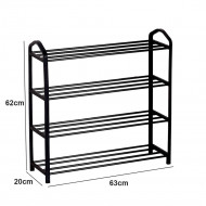 ZAPATERO 4 ESTANTES 63X20X62CM 0.78KG THINIA HOME