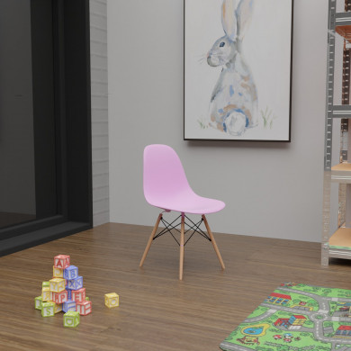 SILLA INFANTIL ROSA 60X36X31CM THINIA HOME SILLA INFANTIL ROSA 60X36X31CM THINIA HOME