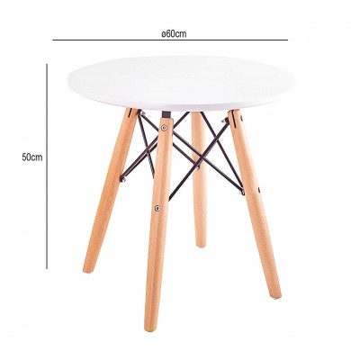 MESA INFANTIL REDONDA 50X60CM 7HOUSE