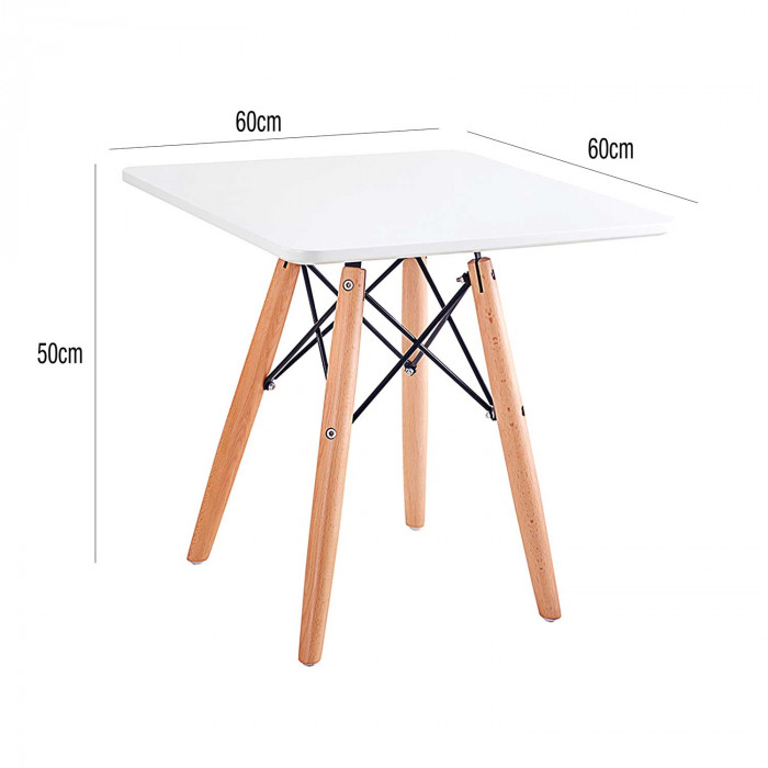 MESA INFANTIL CUADRADA 50X60X60CM 7HOUSE