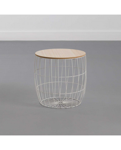 SET 3 MESITAS TRIBAL BLANCO THINIA HOME