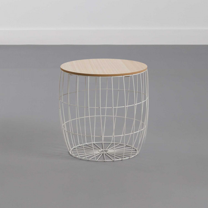 SET 3 MESITAS TRIBAL BLANCO THINIA HOME