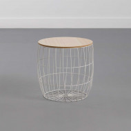 SET 3 MESITAS TRIBAL BLANCO THINIA HOME