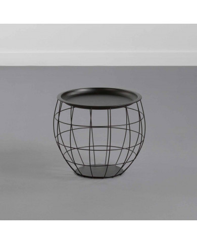 SET 3 MESITAS BALOON NEGRO THINIA HOME