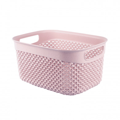 CESTA RESINA RECTANGULAR ALTA ROSA (23,5x17,5x12cm) 3.3L 7HOUSE CESTA RESINA RECTANGULAR ALTA ROSA (23,5x17,5x12cm) 3.3L 7HOUSE