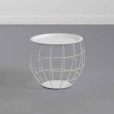 SET 3 MESITAS BALOON BLANCO THINIA HOME SET 3 MESITAS BALOON BLANCO THINIA HOME