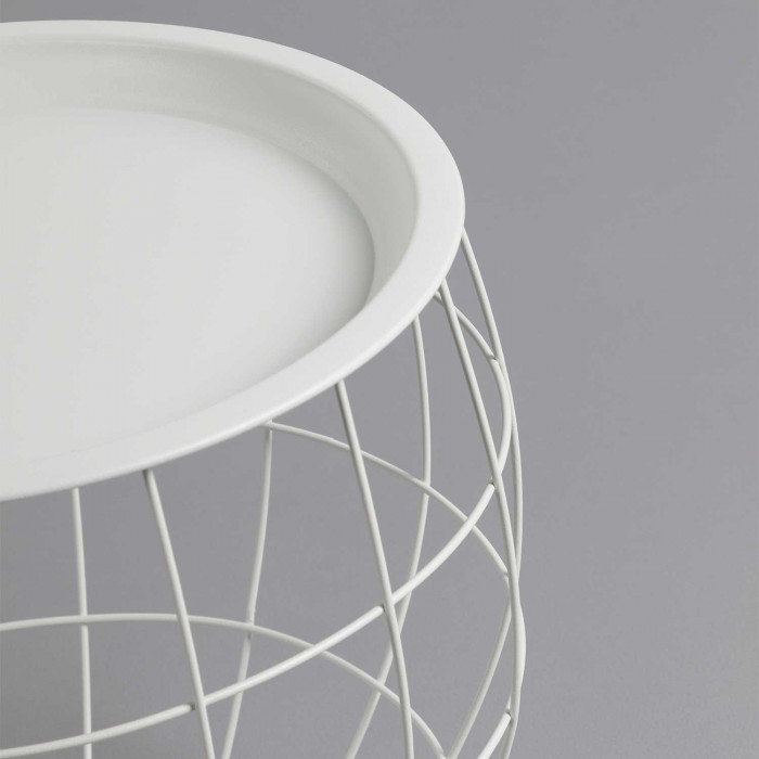 SET 3 MESITAS BALOON BLANCO THINIA HOME