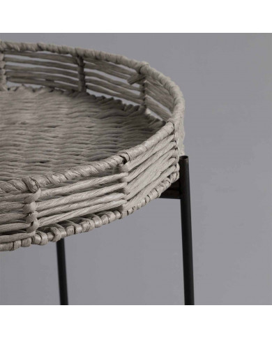 MESITA TEA GRIS 45X50 THINIA HOME