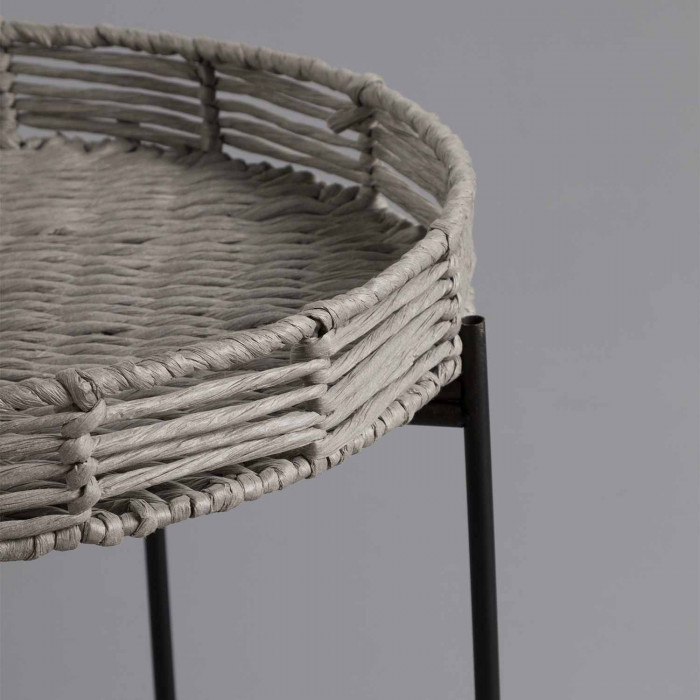 MESITA TEA GRIS 45X50 THINIA HOME