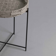 MESITA TEA GRIS 45X50 THINIA HOME