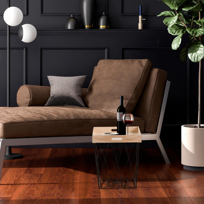 MESA AUXILIAR  TRAY CUADRADA 37.5X37.5 X 44.5CM THINIA HOME