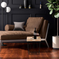 MESA AUXILIAR  TRAY CUADRADA 37.5X37.5 X 44.5CM THINIA HOME