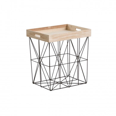 MESA AUXILIAR TRAY CUADRADA 41.5X32X47CM THINIA HOME MESA AUXILIAR TRAY CUADRADA 41.5X32X47CM THINIA HOME