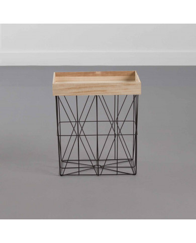 MESA AUXILIAR TRAY CUADRADA 41.5X32X47CM THINIA HOME