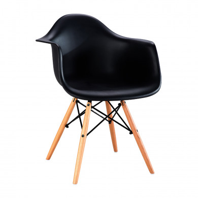 SILLA CUADRADA NEGRA 81X61X62 THINIA HOME SILLA CUADRADA NEGRA 81X61X62 THINIA HOME