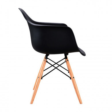SILLA CUADRADA NEGRA 81X61X62 THINIA HOME SILLA CUADRADA NEGRA 81X61X62 THINIA HOME