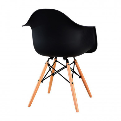 SILLA CUADRADA NEGRA 81X61X62 THINIA HOME SILLA CUADRADA NEGRA 81X61X62 THINIA HOME