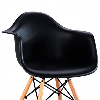 SILLA CUADRADA NEGRA 81X61X62 THINIA HOME SILLA CUADRADA NEGRA 81X61X62 THINIA HOME